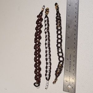 *closet clearout* 2/$20 Bracelets (lot of 3) handmade